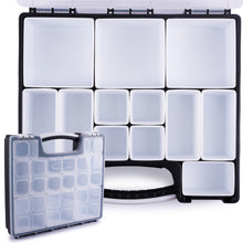 Load image into Gallery viewer, Hoppler Organizer For Wax Seal Kit Tools, Craft Supplies, Beads, Bolts, Screws, Fishing Tackle, And More.  Great Hardware Organizer For Bead Storage And Wax Sealing Supplies To Help Stay Creative.