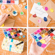 Load image into Gallery viewer, HOPPLER 648 Starter or Refill Wax Seal Kit for Making wax Seals with Sealing Wax