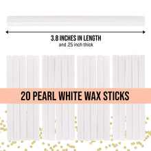 Load image into Gallery viewer, Hoppler set of (20) 7mm Sealing Wax Sticks For Glue Guns, Use With Wax Seal Stickers, And Any Wax Seal Stamp.
