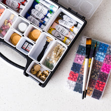Load image into Gallery viewer, Hoppler Organizer For Wax Seal Kit Tools, Craft Supplies, Beads, Bolts, Screws, Fishing Tackle, And More.  Great Hardware Organizer For Bead Storage And Wax Sealing Supplies To Help Stay Creative.