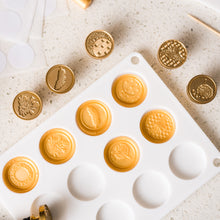 Load image into Gallery viewer, Hoppler Set of Two 1.2in Cavity Silicone Wax Stamp Kit Mats for Wax Seal Stamp - Sealing Wax Seals. Tested Size for Perfect Wax Seals.