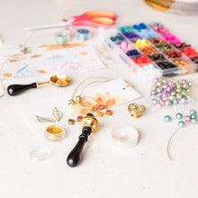 Load image into Gallery viewer, HOPPLER 648 Starter or Refill Wax Seal Kit for Making wax Seals with Sealing Wax