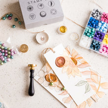 Load image into Gallery viewer, HOPPLER 648 Starter or Refill Wax Seal Kit for Making wax Seals with Sealing Wax