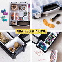 Load image into Gallery viewer, Hoppler Organizer For Wax Seal Kit Tools, Craft Supplies, Beads, Bolts, Screws, Fishing Tackle, And More.  Great Hardware Organizer For Bead Storage And Wax Sealing Supplies To Help Stay Creative.

